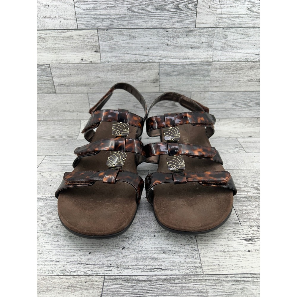 Vionic Amber Tortoise Shell Patent Adjustable Bac… - image 4